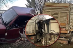 Isparta'da Korkutan Kaza: Otomobille Çarpışan Tır Eve Girdi