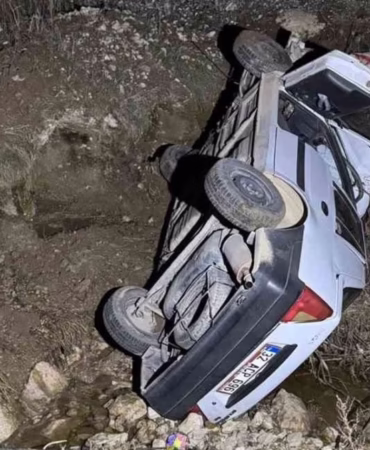 Isparta’da Otomobil Şarampole Devrildi: Aynı Aileden 5 Yaralı