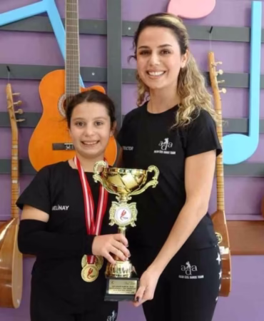 Ispartalı Minik Dansçı Belinay Savaş 5. Kez Türkiye Şampiyonu