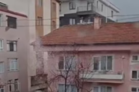 Karaağaç'ta Fırtına Paniği: Elektrik Hatlarından Kıvılcımlar Yükseldi