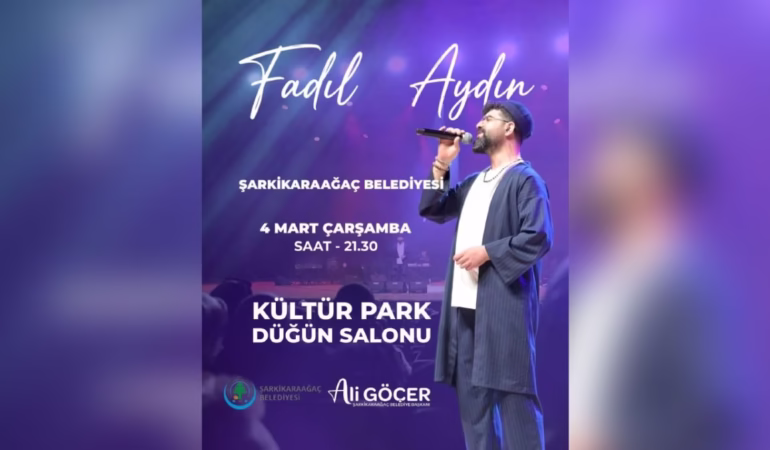 Şarkikaraağaç'ta Ramazan Coşkusu: Fadıl Aydın Sahne Alacak