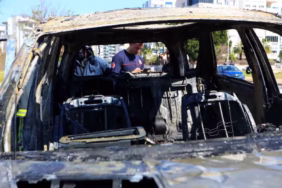 Antalya'da Araç Yangını: Sürücü Kedisiyle Son Anda Kurtuldu