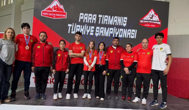 Bursa Para Tırmanış Şampiyonası'nda Sporculardan 3 Madalya