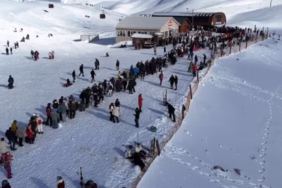 Davraz Kayak Merkezi'nde Ziyaretçi Rekoru: Kış Sezonu Uzatıldı