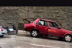 Dereboğazı Yolu'nda Yağmur Kazası: İki Araç Çarpıştı