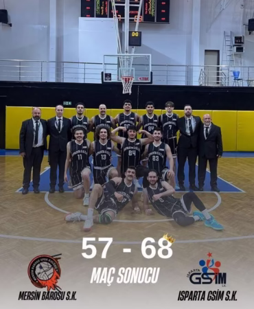 Isparta Basketbol Takımı Mersin Deplasmanında Galip: 68-57