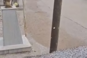 Isparta Gelendost'ta Sağanak Yağış Aniden Kara Dönüştü