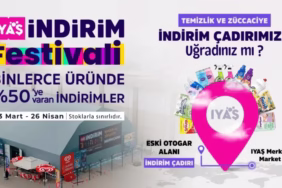 Isparta IYAŞ İndirim Çadırında Yüzde 50 Fırsatı Devam Ediyor
