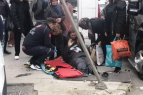 Isparta Yalvaç'ta Otomobil Yayaya Çarptı: 1 Yaralı, Kaza Kamerada