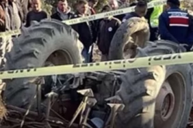 Isparta'da Lastiği Patlayan Traktör Şarampole Devrildi: 1 Ölü