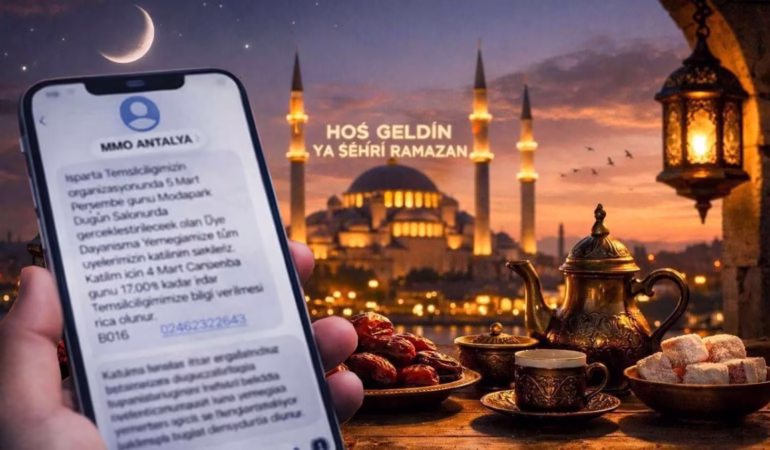 Isparta’da MMO Daveti Tartışma Yarattı: İftar Yerine Dayanışma Yemeği