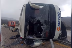 Seydişehir'de Kaza: Antalya-Konya Yolunda Otobüs Devrildi, 15 Yaralı