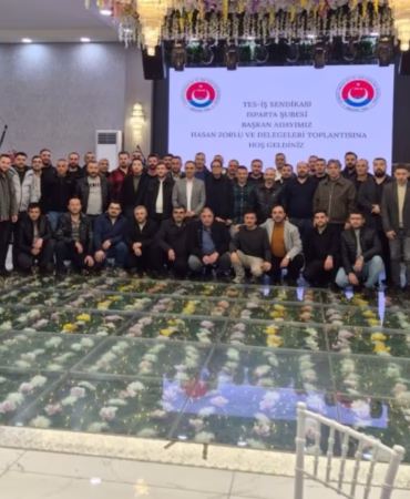 Tes-İş Isparta Seçimi: Hasan Zorlu'dan Güçlü Delege Buluşması
