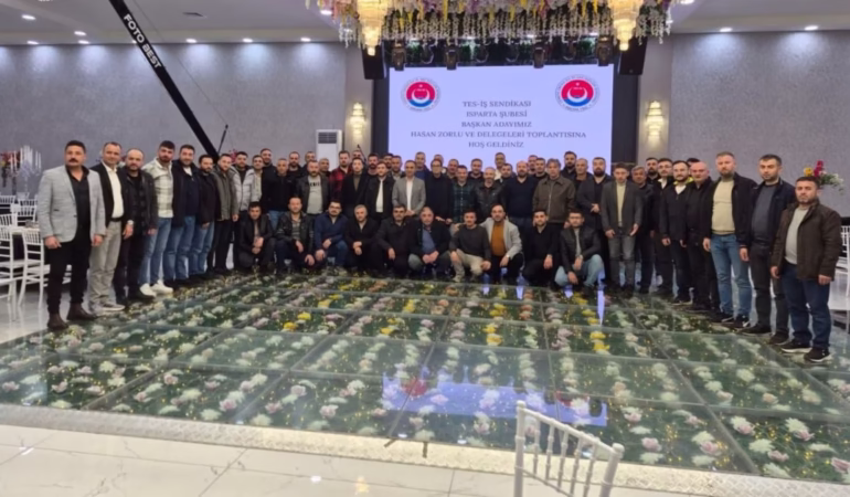 Tes-İş Isparta Seçimi: Hasan Zorlu'dan Güçlü Delege Buluşması