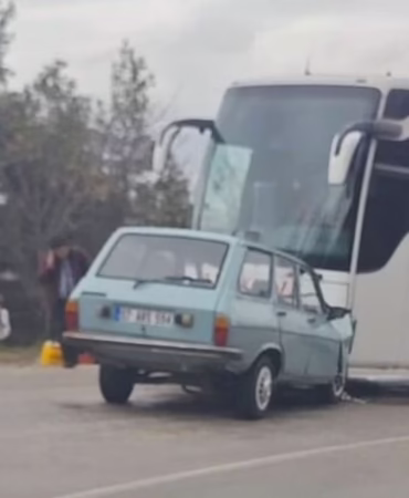Burdur-Isparta Yolunda Korkutan Kaza: Otobüs ile Otomobil Çarpıştı