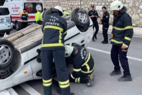 Burdur'da Trafik Kazası: Takla Atan Otomobilde 2 Kişi Yaralandı