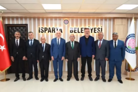 Gönen Heyetinden Isparta Başkanı Başdeğirmen'e Hizmet Teşekkürü
