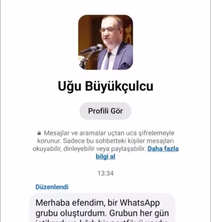 Isparta Bşk. Yrd. Uğur Büyükçulcu'dan Çalınan Hesap Uyarısı