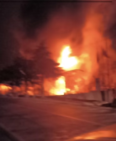 Isparta Eğirdir Barla'da Trafo Patlaması Sonucu Yangın Çıktı