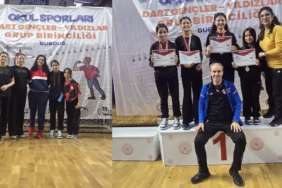 Isparta Yurt-Bir Ortaokulu Kız Dart Takımı Bölge Şampiyonu