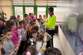 Isparta'da Miniklerden Emniyet'e Polis Haftası Ziyareti