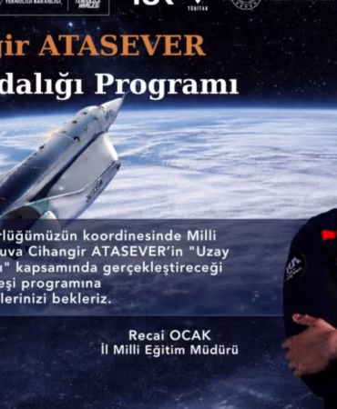 Isparta'da Uzay Heyecanı: Milli Astronot Öğrencilerle Buluşuyor