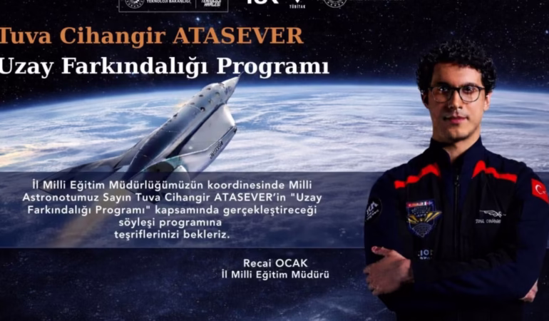 Isparta'da Uzay Heyecanı: Milli Astronot Öğrencilerle Buluşuyor