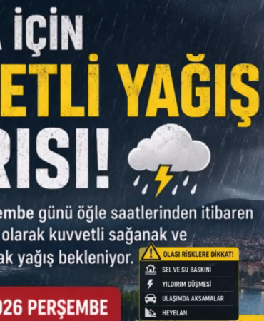 Isparta'ya Kritik Uyarı: Şiddetli Sağanak Yağış ve Sel Bekleniyor