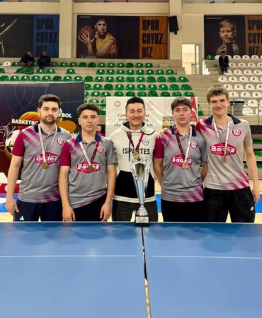Ispartes Masa Tenisi Takımı 3. Lig'de Türkiye Şampiyonu Oldu