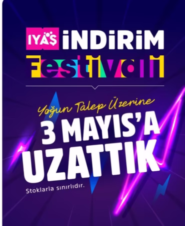 IYAŞ İndirim Festivali Yoğun Talep Üzerine 3 Mayıs'a Uzatıldı