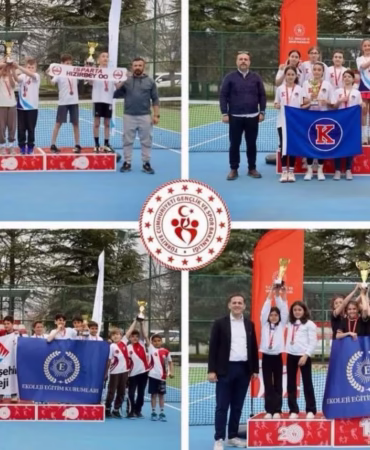 Okul Sporları Tenis İl Birinciliği Sona Erdi: Şampiyonlar Belli Oldu