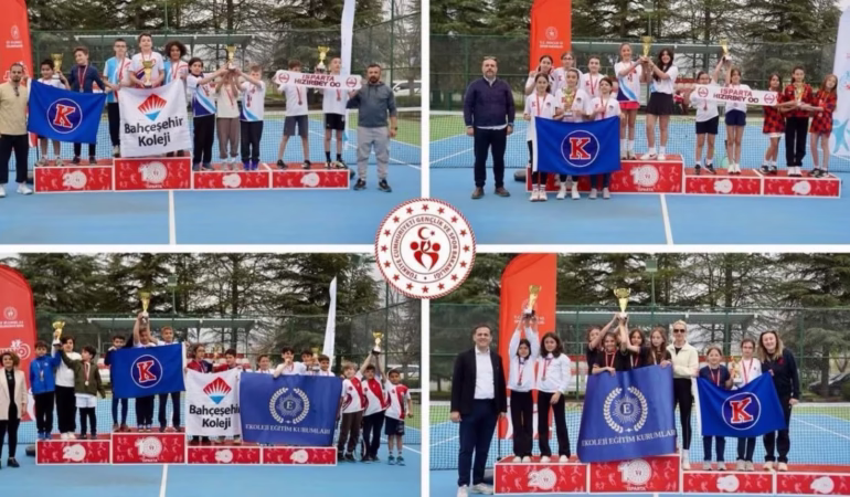 Okul Sporları Tenis İl Birinciliği Sona Erdi: Şampiyonlar Belli Oldu