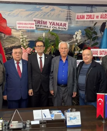 TÜED Başkanı Ersal'dan TES-İŞ Isparta Şubesine Tebrik Ziyareti