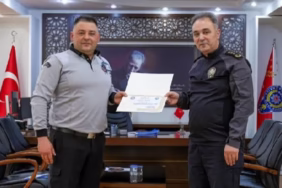 Yalvaç'ta Dolandırıcılığı Önleyen Güvenlik Görevlisine Ödül