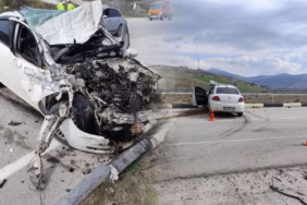 Yalvaç'ta Feci Kaza: Kamyonete Çarpan Otomobil Hurdaya Döndü, 1 Yaralı