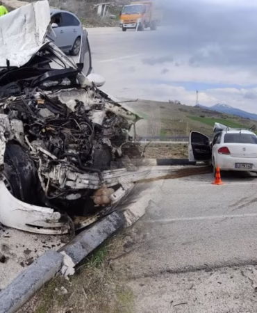 Yalvaç’ta Feci Kaza: Kamyonete Çarpan Otomobil Hurdaya Döndü, 1 Yaralı
