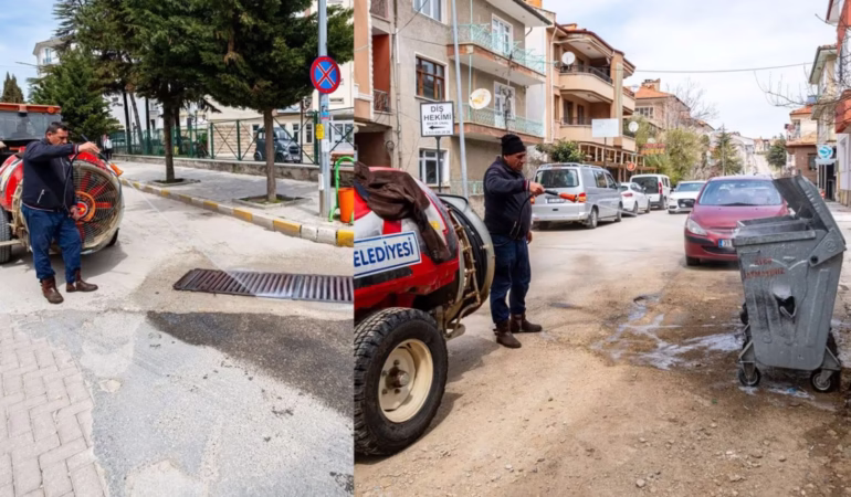 Yalvaç'ta Yaz Öncesi Kapsamlı İlaçlama ve Dezenfeksiyon Çalışması