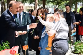 Arife gününde şehitlik ziyaret edildi