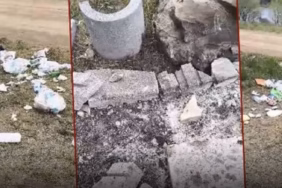Gölcük'te Utandıran Görüntü: Yeni Barbeküleri Kırıp Çöpe Boğdular