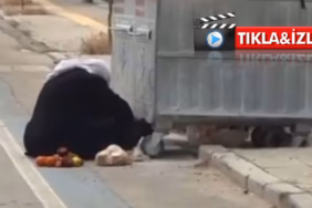 Isparta Çünür'de Yürek Sızlatan Manzara: Çöpten Yiyecek Topladı