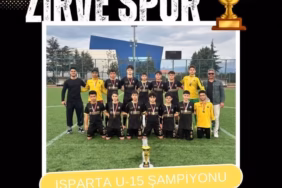 Isparta Futbolunda Zirvespor Rüzgarı: U-15 Takımı Şampiyon Oldu