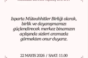Isparta İnşaat Sektörü İMB'nin Yeni Merkezinde Buluşuyor