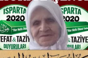 Isparta Küçükgökçeli'de Acı Kayıp: 100 Yaşındaki Huriye Şenol Vefat Etti