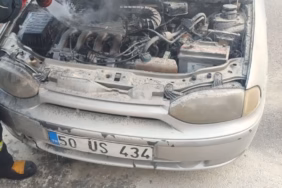 Isparta Şehir Hastanesi Alt Geçidinde Araç Alev Aldı, Facia Kıl Payı Atlatıldı