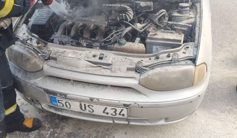 Isparta Şehir Hastanesi Alt Geçidinde Araç Alev Aldı, Facia Kıl Payı Atlatıldı