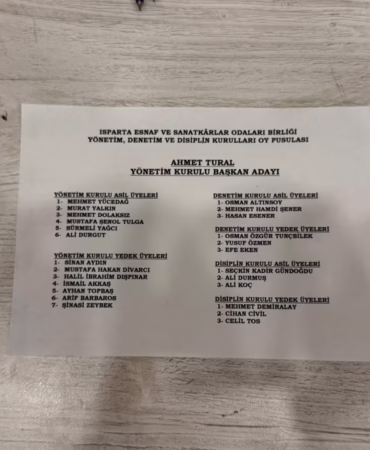 Isparta'da Ahmet Tural Yeniden Başkan: Sahte Festivaller Esnafı Vuruyor