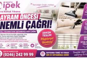 Isparta'da Bayram Temizliği Telaşı: Uzmanından Erken Uyarı