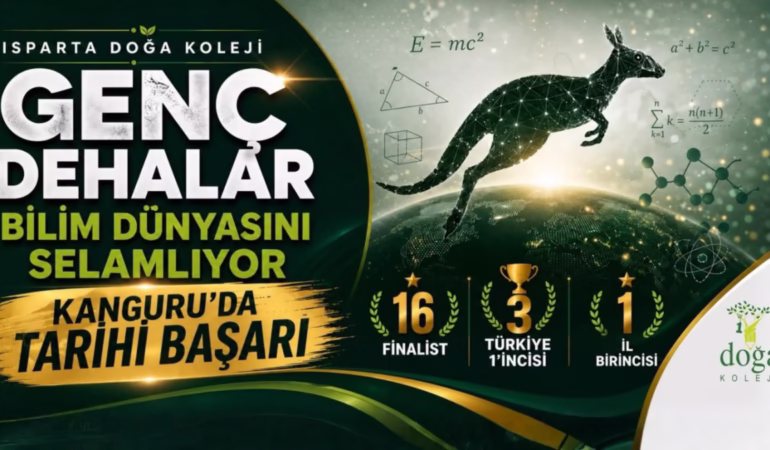 Isparta'nın Altın Çocukları: Kanguru Sınavında 3 Türkiye Şampiyonluğu