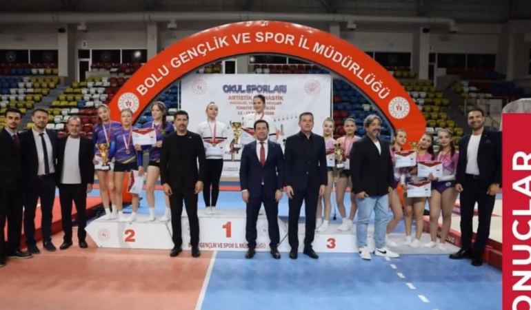 Isparta'nın Altın Kızları Cimnastikte Türkiye Şampiyonu