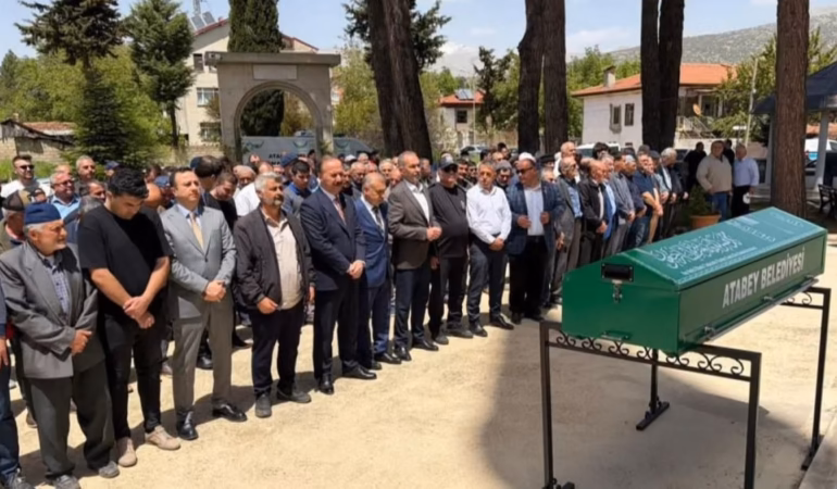 Şehidin babası son yolculuğuna uğurlandı